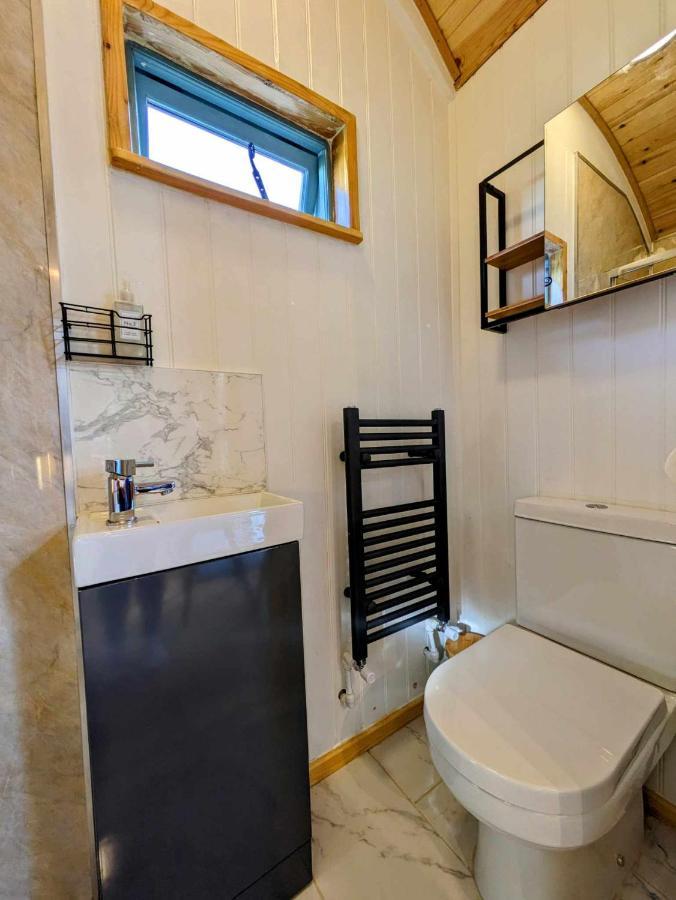 Romantic Nature Retreat, Luxury Glamping & Stargazing Views - Dragonfly Shepherd Hut Yarpole Bagian luar foto